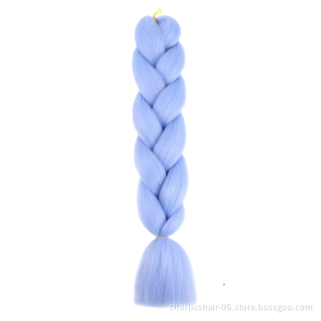 Wholesale 24'' Ombre Yaki Jumbo Braids Pre-stretched Crochet Synthetic Afro Braiding Hair Extensions Expression Braiding Hair